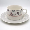 Elegant paisley tableware